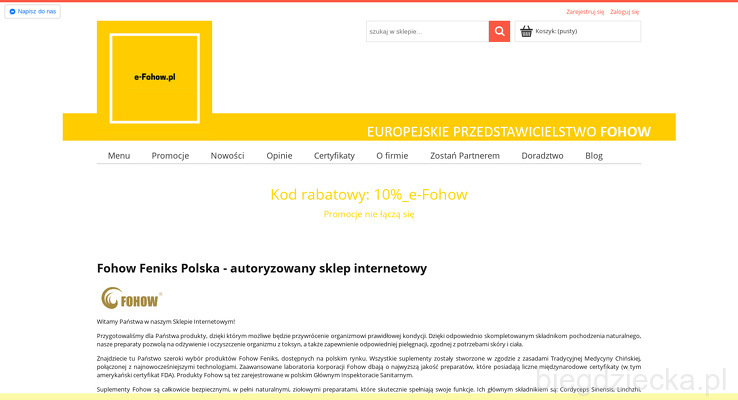 Sklep Internetowy e-Fohow.pl